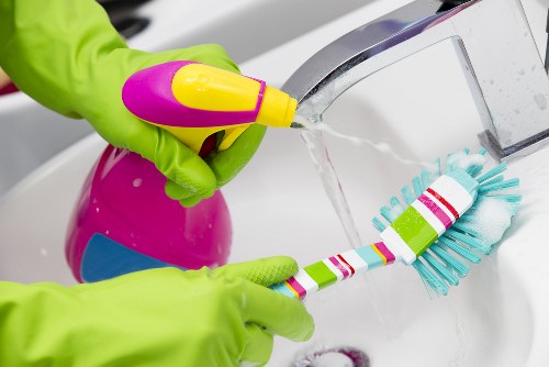 Keyboard-accessible navigation on a carpet cleaning website