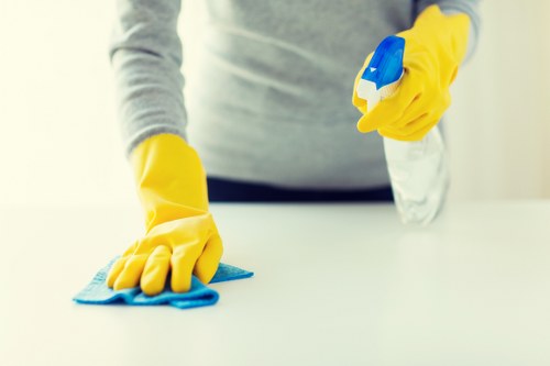 Stain treatment on a mattress in West Ealing home