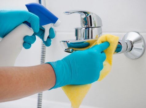 Reviewing details for a carpet cleaning issue